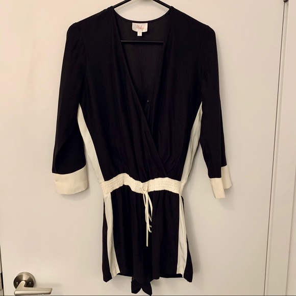 Small Parker silk “Paige” romper - Picture 3 of 5